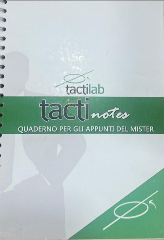 Quaderno per gli appunti per allenatore di calcio